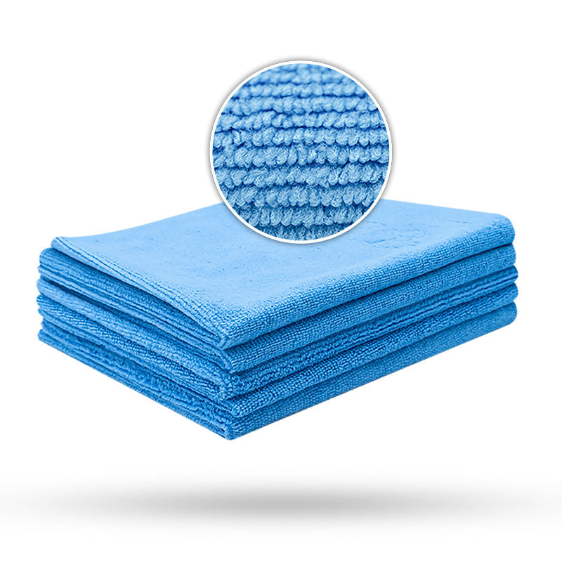 Microfiber towel, blue, set of 5 "Value"